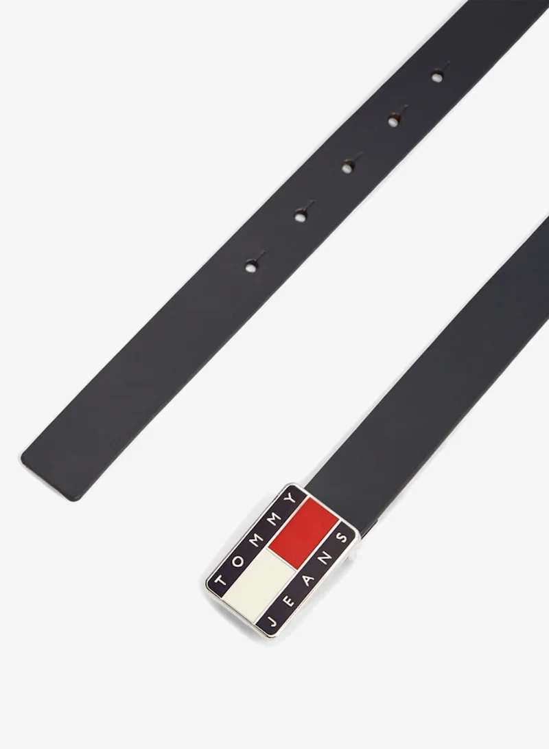 TOMMY JEANS  Heritage Plaque Buckle Leather Belt for Women | Best Price UAE